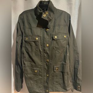 Medium J Crew Army Green Jacket